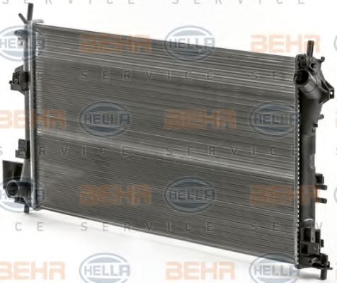 Радиатор, охлаждение двигателя BEHR HELLA SERVICE 8MK376700664