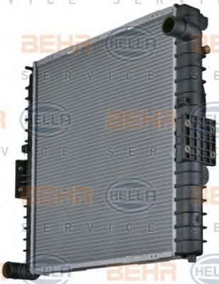 Радиатор, охлаждение двигателя BEHR HELLA SERVICE 8MK376704611