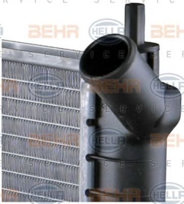 Радиатор, охлаждение двигателя BEHR HELLA SERVICE 8MK376713591
