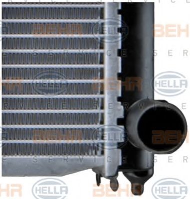 Радиатор, охлаждение двигателя BEHR HELLA SERVICE 8MK376714451