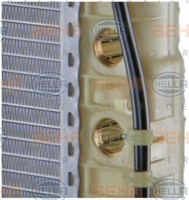 Радиатор, охлаждение двигателя NRF 27672