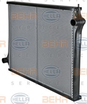 Радиатор, охлаждение двигателя BEHR HELLA SERVICE 8MK376724611