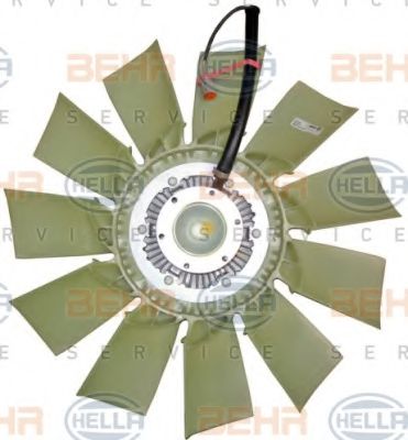 Вентилятор, охлаждение двигателя BEHR HELLA SERVICE 8MV376791631
