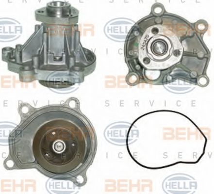 Водяной насос BEHR HELLA SERVICE 8MP 376 802-741