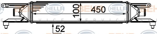 Интеркулер BEHR HELLA SERVICE 8ML 376 910-001